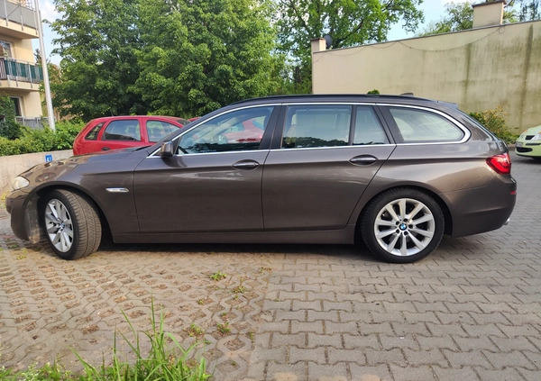 BMW Seria 5 cena 59900 przebieg: 216000, rok produkcji 2012 z Warszawa małe 497